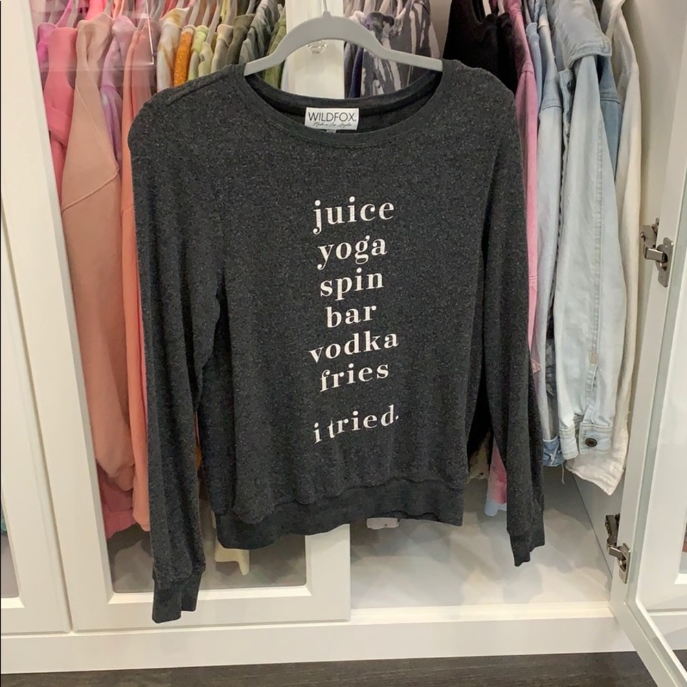 Worn once wildfox sweatshirt cz
